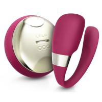 Ярко-розовый вибромассажер для пар Tiani 3 Cerise с ДУ Ярко-розовый вибромассажер для пар Tiani 3 Cerise с ДУ