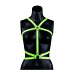 Портупея Body Harness с неоновым эффектом - размер L-XL