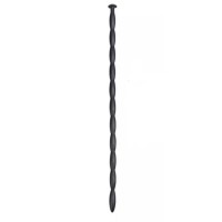 Черный уретральный силиконовый стимулятор - 30 см. Черный уретральный силиконовый стимулятор - 30 см.