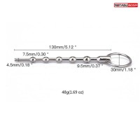 Уретральный металлический плаг с шариками Уретральный металлический плаг с шариками