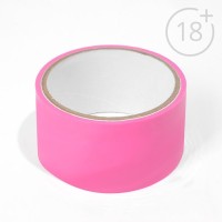 Розовая ПВХ-лента для связывания - 10 метров Розовая ПВХ-лента для связывания - 10 метров