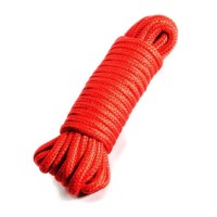 Красная верёвка для бондажа и декоративной вязки - 10 м. Красная верёвка для бондажа и декоративной вязки - 10 м.