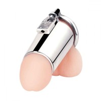 Серебристая сплошная клетка для фаллоса Ultimate Cock Tease Cage Серебристая сплошная клетка для фаллоса Ultimate Cock Tease Cage