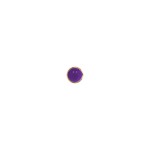 Фиолетовый тонкий стимулятор Nipple Vibrator - 23 см.