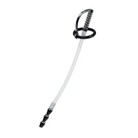 Силиконовый уретральный плаг со сменными фиксирующими кольцами Metal Силиконовый уретральный плаг со сменными фиксирующими кольцами Metal