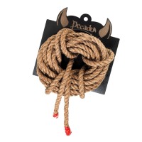 Джутовая веревка для шибари - 5 м. Джутовая веревка для шибари - 5 м.