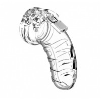 Прозрачный мужской пояс верности Model 04 Chastity 4.5 Cock Cage