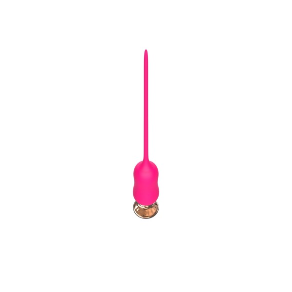 Розовый тонкий стимулятор Nipple Vibrator - 23 см.