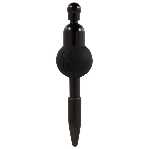 Черный уретральный вибростимулятор Vibrating Penis Plug