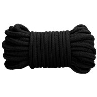 Черная веревка для связывания Thick Bondage Rope -10 м. Черная веревка для связывания Thick Bondage Rope -10 м.