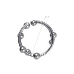 Большое металлическое кольцо под головку пениса
