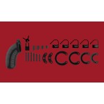 Черный мужской пояс верности Model 04 Chastity