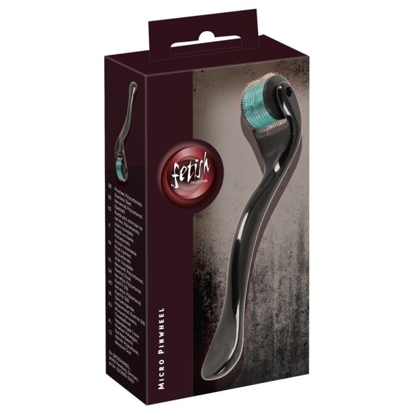 Черное колесо Вартенберга Micro Pinwheel - 13,4 см. Черное колесо Вартенберга Micro Pinwheel - 13,4 см.