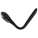 Черный гибкий уретральный стимулятор с вибрацией Vibrating Bendable Dilator - 13,5 см.