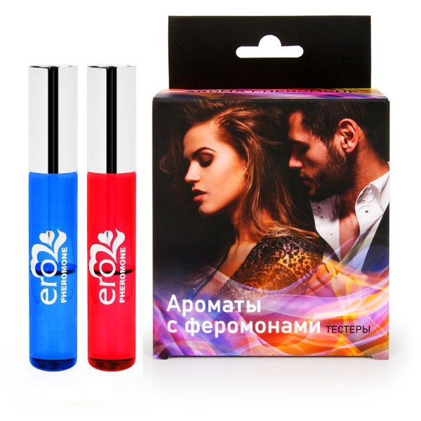 Набор тестеров ароматизирующих композиций с феромонами EROWOMAN EROMAN Limited Edition - 9 шт. по 5 мл.