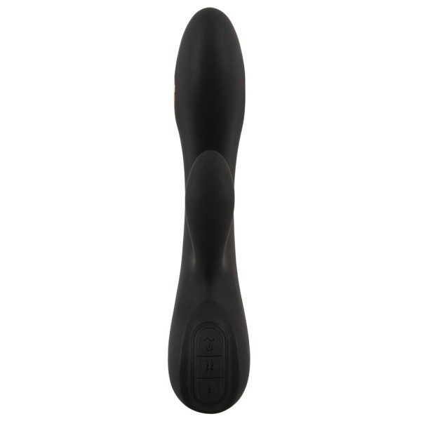 Черный вибратор-кролик с электростимуляцией E-Stim Rabbit Vibrator - 20,5 см. Черный вибратор-кролик с электростимуляцией E-Stim Rabbit Vibrator - 20,5 см.