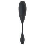 Черное виброяйцо RC Vibrating E-Stim Love Ball с электростимуляцией