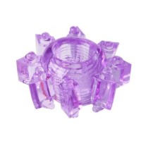 Фиолетовое гелевое эрекционное кольцо-звезда Фиолетовое гелевое эрекционное кольцо-звезда