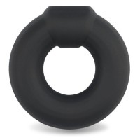 Черное эрекционное кольцо Ultra Soft Platinum Cure Silicone Cockring