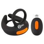 Черный вибростимулятор мошонки RC Scrotum Stimulator with Vibration Черный вибростимулятор мошонки RC Scrotum Stimulator with Vibration