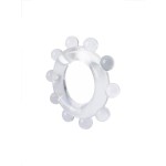 Прозрачное эрекционное кольцо со стимулирующими шариками