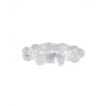 Прозрачное эрекционное кольцо со стимулирующими шариками