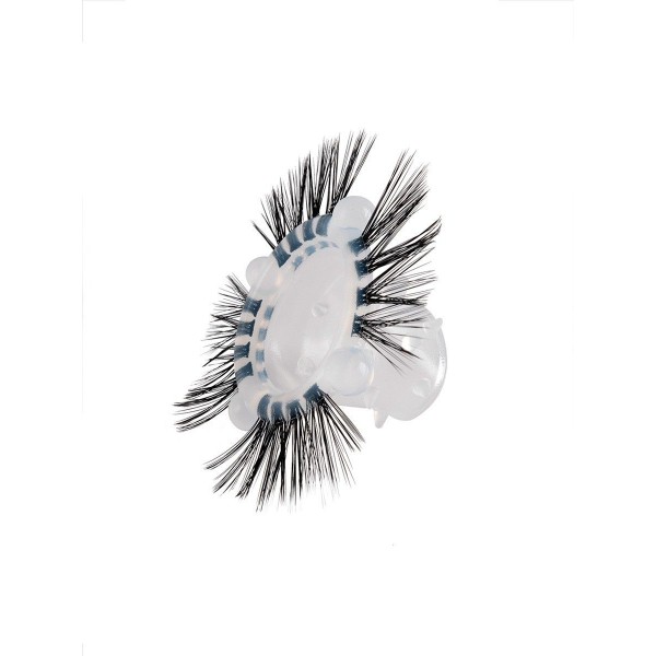 Эластичное эрекционное кольцо с черными «ресничками»