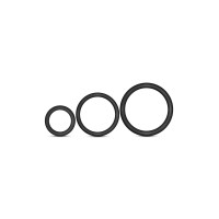 Набор из 3 черных эрекционных колец Cock Ring Set Набор из 3 черных эрекционных колец Cock Ring Set