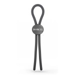 Серое эрекционное лассо на пенис Mr Dorcel