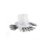 Эластичное эрекционное кольцо с черными «ресничками»