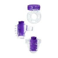 Набор прозрачных виброколец Eromantica Set №1 Набор прозрачных виброколец Eromantica Set №1