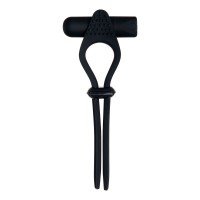 Черное эрекционное лассо с вибропулей Black Tie Affair Черное эрекционное лассо с вибропулей Black Tie Affair