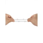 Прозрачное эрекционное кольцо с 6 стимулирующими шариками