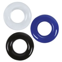 Набор из 3 эрекционных колец без рельефа Набор из 3 эрекционных колец без рельефа