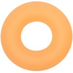 Оранжевое люминесцентное эрекционное кольцо Glow-In-The-Dark Liquid Silicone Prolong Medium Ring