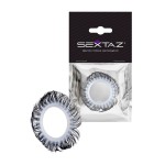 Эластичное эрекционное колечко с черными «ресничками»