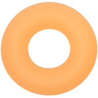 Оранжевое люминесцентное эрекционное кольцо Glow-In-The-Dark Liquid Silicone Prolong Medium Ring