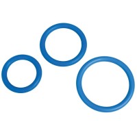 Набор из 3 синих эрекционных колец MENZSTUFF COMPLETE SET OF COCKRINGS Набор из 3 синих эрекционных колец MENZSTUFF COMPLETE SET OF COCKRINGS