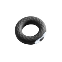 Черное эрекционное виброкольцо Vibro Spanning Черное эрекционное виброкольцо Vibro Spanning