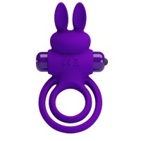 Фиолетовое эрекционное кольцо с вибростимуляцией клитора Vibrant Penis Ring III Фиолетовое эрекционное кольцо с вибростимуляцией клитора Vibrant Penis Ring III