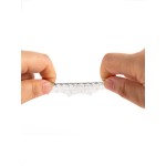 Эластичное эрекционное кольцо с длинными черными «ресничками»