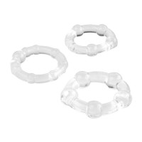 Набор из 3 прозрачных эрекционных колец «Штучки-Дрючки» Набор из 3 прозрачных эрекционных колец «Штучки-Дрючки»