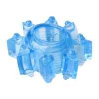 Голубая гелевая насадка-звезда Голубая гелевая насадка-звезда