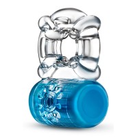 Синее эрекционное виброкольцо Pleaser Rechargeable C-Ring Синее эрекционное виброкольцо Pleaser Rechargeable C-Ring