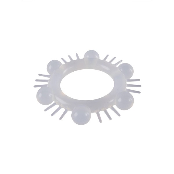 Эластичное эрекционное кольцо с шипиками и шариками