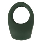 Зеленое эрекционное виброкольцо Luxurious Vibro Cock Ring