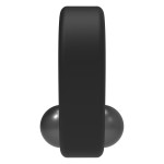 Черное эрекционное кольцо Cockring Single Weight