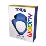 Синее эрекционное кольцо Wooomy Tribeс с вибрацией Синее эрекционное кольцо Wooomy Tribeс с вибрацией