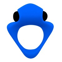 Синее эрекционное кольцо Wooomy Tribeс с вибрацией Синее эрекционное кольцо Wooomy Tribeс с вибрацией