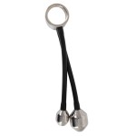 Эрекционное кольцо с 2 фигурными подвесами Heavy Gear cock ring ass plugs